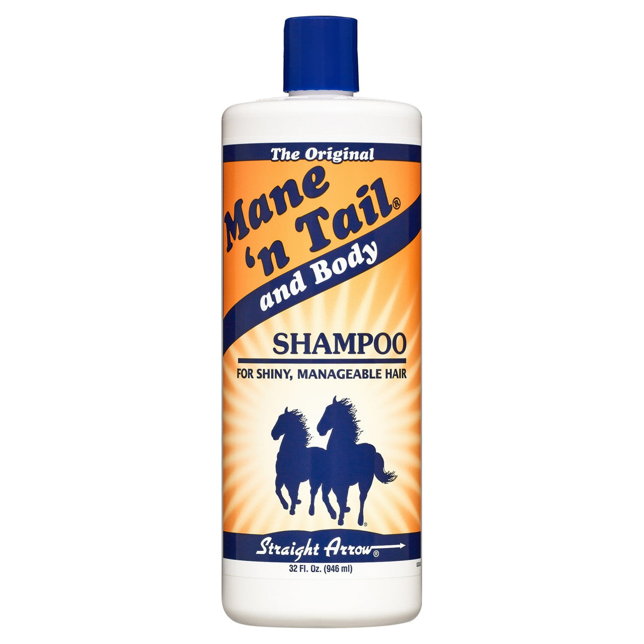 Straight Arrow Mane N Tail And Body Shampoo For Shiny Manageable Hair, The Original - 32 Oz